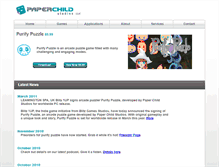 Tablet Screenshot of paperchild.com